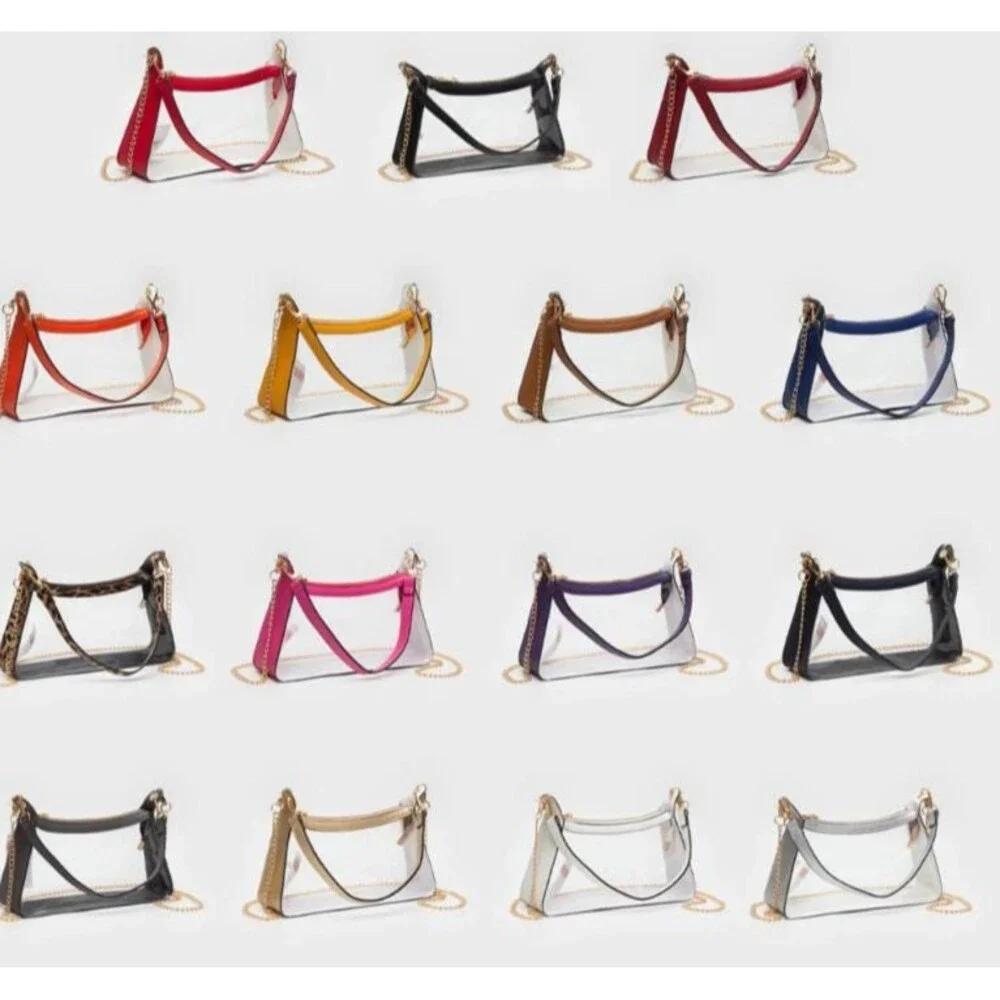 Unbranded clear satchel